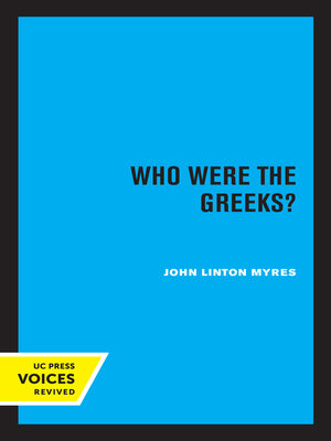 cover image of Who Were the Greeks?